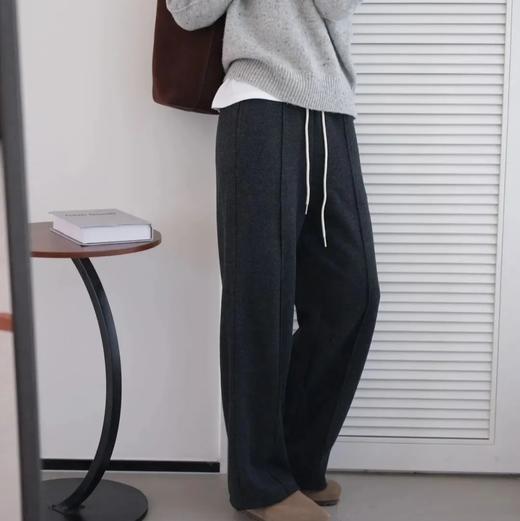 伊泺杉人字纹羊毛阔腿裤 ，人字纹、中线设计，更显瘦、更时髦【3-5天发货】 商品图13