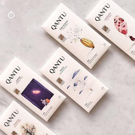 企鹅市集|加拿大Qantu坎涂金奖巧克力50g 增味奶巧/无糖奶巧/羊奶巧克力/黑巧克力可选 商品图4