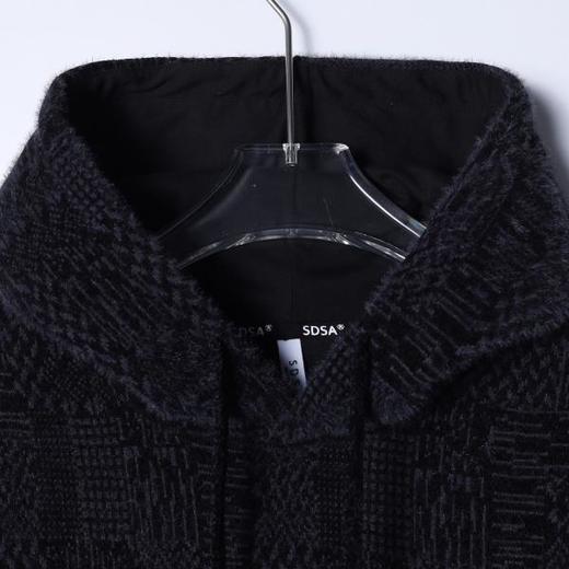 WY1309SDSA男士秋冬新款痞帅男装潮牌抽绳绒毛抽绳连帽卫衣百搭套头上衣 商品图2