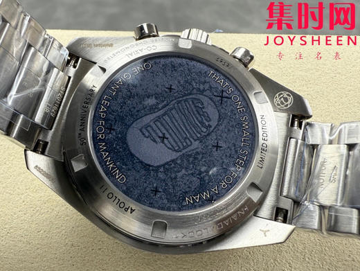 N1欧米茄 超霸系列310.20.42.50.01.001（"阿波罗11号"50周年版）超霸月球表 定制Cal.3861手动上链机械机芯 男士腕表 表径42mm 商品图6
