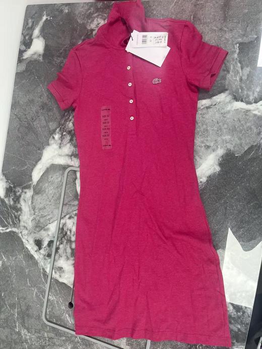 瑕疵Lacoste/拉科斯特 女士夏季简约中袖POLO连衣裙 商品图0