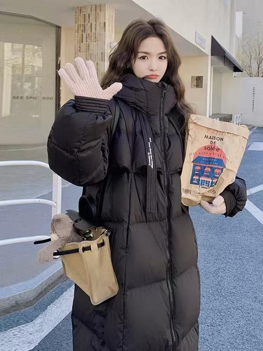 行走的大被子【羽绒服】6367绒子含量90% 宽松飘带高级感大版宽松羽绒服-喜出 商品图2