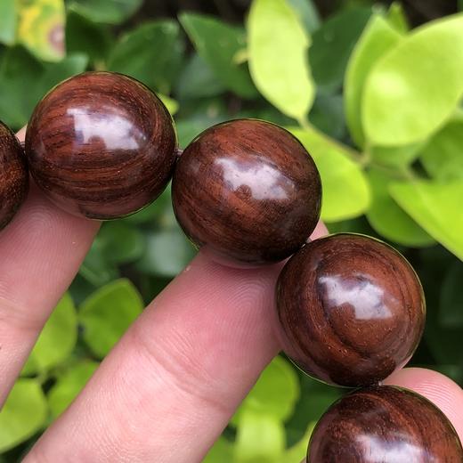 【青山特惠】1.8*13颗海南黄花梨紫油梨老料手串 h119 商品图2