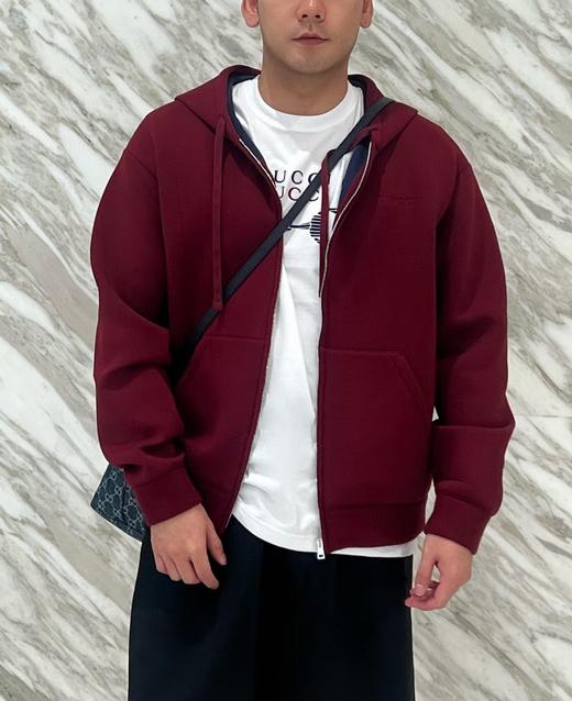 男款刺绣空气棉连帽卫衣外套ho012 商品图3