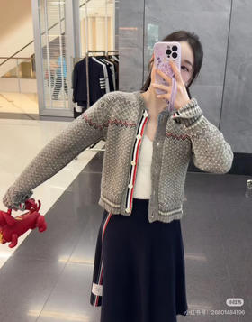 费尔岛提花针织衫