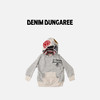 日本DD童装 DENIM DUNGAREE 企鹅 PENNIE 复古徽章派克帽衫卫衣 商品缩略图0