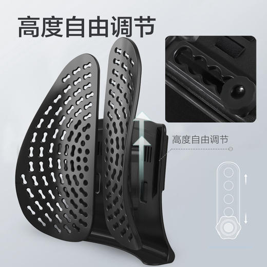 【四季通用腰靠垫】腰靠办公室久坐靠垫人体工学汽车腰靠座椅护腰靠枕 商品图2