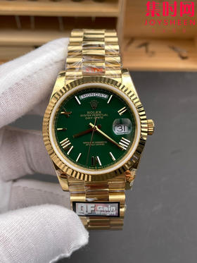 QF配重版 重量180克+ 墨绿盘DD 劳力士星期日历型系列 日志40mm