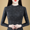 KQL 356H2217满钻时尚气质抓绒修身保暖妈妈装上衣 商品缩略图1