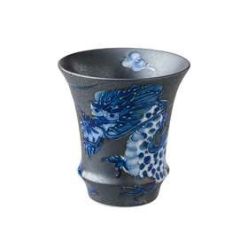 【旬彩】进口有田烧文山窑皇帝龍酒杯LW0030