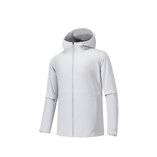 安踏冠军全天候系列HOODY夹克石墨烯风衣男冬季加绒外套152540617 商品图0