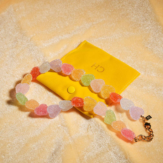 北京仓｜CRYSTAL HAZE-Jelly Heart-彩虹色 爱心 项链［挪威设计师］ 商品图3
