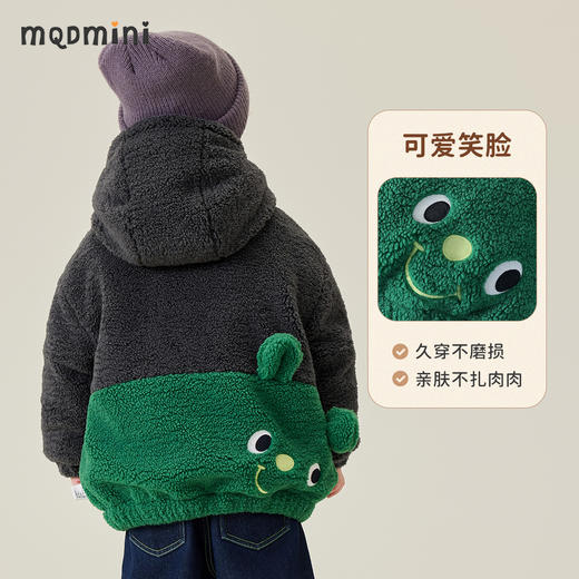 【清仓捡漏】【加绒】【90-140】【MQDmini】男童加绒保暖外套 商品图7