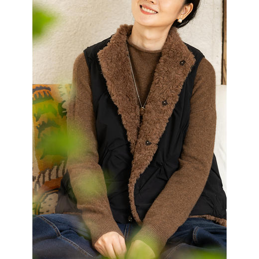 牧衣游进口防水抗污两面穿羽绒马夹 福利款 瑞丰年不支持会员折 商品图1