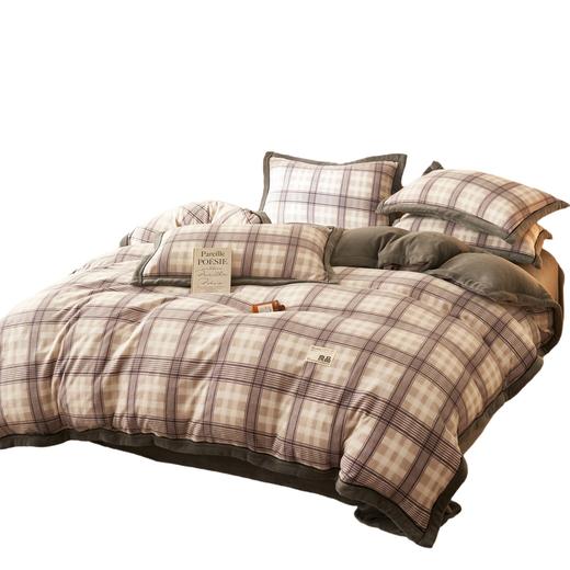 三泰龙 牛奶绒四件套加厚保暖珊瑚绒被套双面绒 商品图4