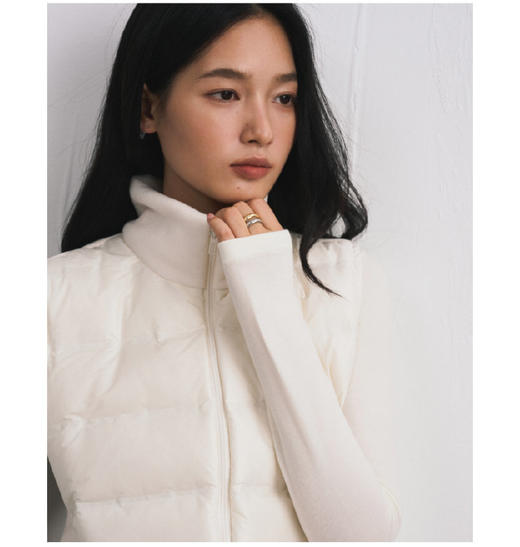 老米优品🎈3-5天《 新国标90白鸭绒 ☀ 摇粒绒拼接小轻绒保暖羽绒马甲》柔暖亲肤，防风暖护，炒好穿搭的羽绒服~WT251110A 商品图2