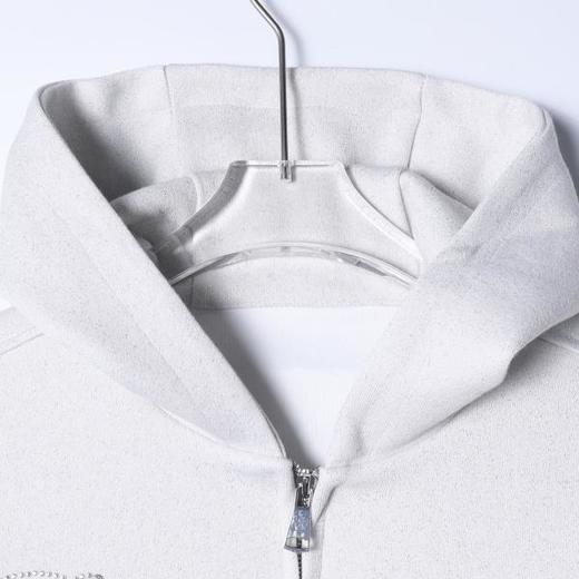 25184SDSA男士秋冬新款痞帅男装美式简约烫钻字母拉链连帽卫衣百搭宽松 商品图2