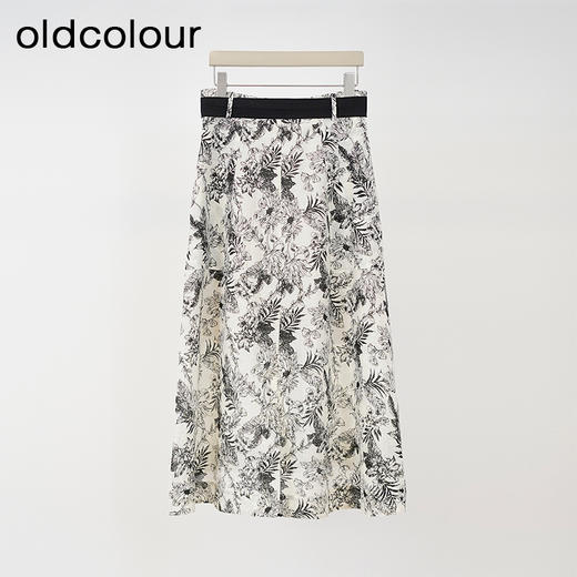 oldcolour欧珂春季新款商场同款时尚宽松碎花半身裙女Q140607A1 商品图1