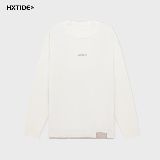 【新品上新】HX 冬季假两件中领毛衫Z107540008101/02 商品图2