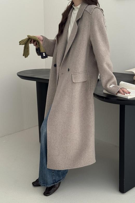 Le Malene 气质优雅高级感羊毛呢中长款外套 21151 商品图2