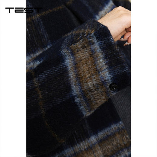 冬上新格纹英伦风撞色格纹双面呢2254126 商品图3