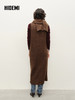 HIDEMI 深棕色浣熊毛厚款简约设计感三件套 商品缩略图4