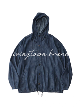 LIVINGTOWN/LT天丝棉麻牛仔衬衫外套