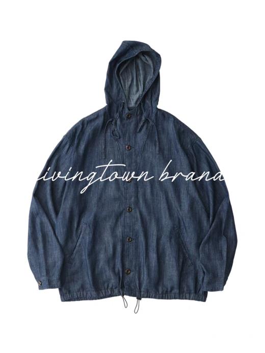 LIVINGTOWN/LT天丝棉麻牛仔衬衫外套 商品图0