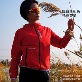 红云防风防晒透气高弹柔软双层户外运动越野外套帽衫男女通码