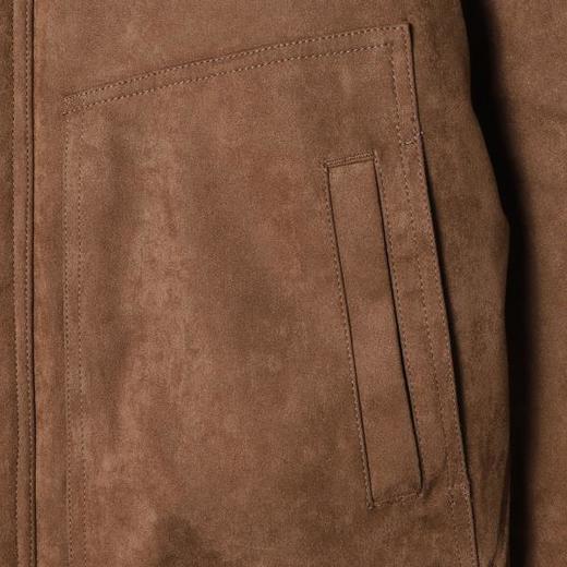 OAS964SDSA男士秋冬新款痞帅男装简约纯色翻领夹克外套百搭时尚设计师 商品图3