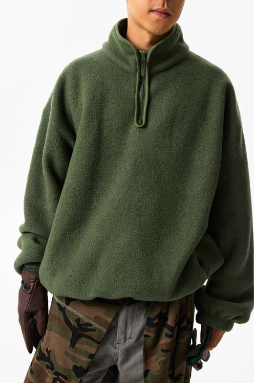 CryingCenter立领摇粒绒宽松户外重磅抓绒套头卫衣男女款哭喊中心 商品图6