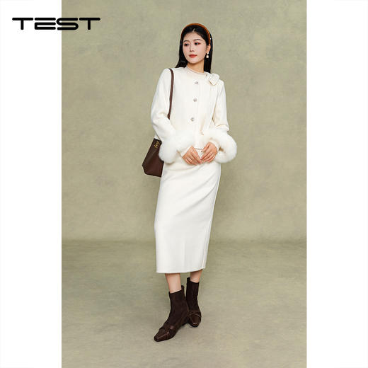 冬上新轻奢气质高级感优雅显瘦套装裙4254018 商品图1
