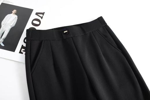 LS竹纤维女士时尚加绒直筒裤8313 商品图3