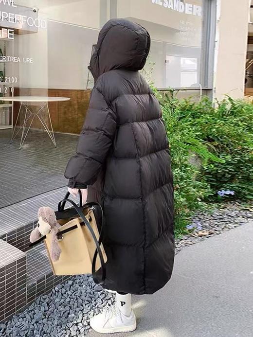 行走的大被子【羽绒服】6367绒子含量90% 宽松飘带高级感大版宽松羽绒服-喜出 商品图3