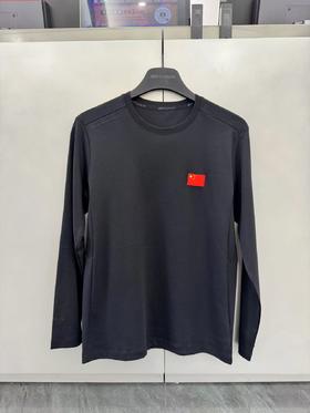 安踏冠军全天候系列秋季男款抗菌圆领长袖针织衫152540406