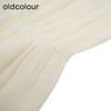oldcolour欧珂春季商场同款休闲圆领纯色中袖连衣裙女Q131018A1 商品缩略图3