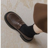 建议拍大一码！SOSOTATA 复古英伦风乐福鞋 单里/绒里 秋冬氛围感拉满，配色质感高级；鞋面细腻，鞋底柔软，上脚舒适 商品缩略图9