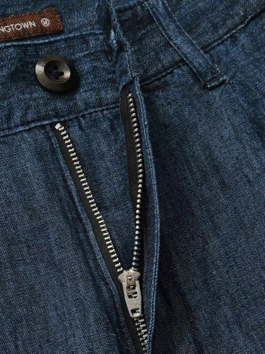 LIVINGTOWN/LT天丝棉麻牛仔裤 商品图1