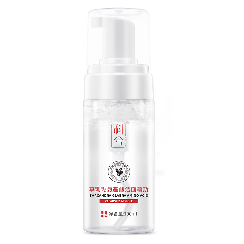 科兮 草珊瑚氨基酸洁面慕斯100ml