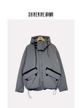 343574320个性连帽羽绒服