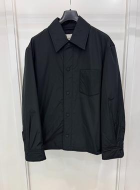 男款翻领logo外套he