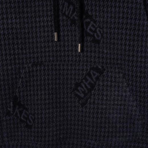 WY1298SDSA男士秋冬新款痞帅男装简约时尚撞色绒毛字母抽绳连帽卫衣百搭 商品图3