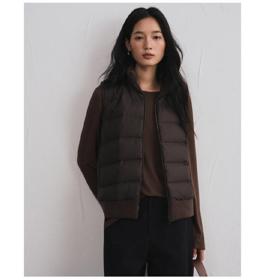 老米优品🎈3-5天《 新国标90白鸭绒 ☀ 摇粒绒拼接小轻绒保暖羽绒马甲》柔暖亲肤，防风暖护，炒好穿搭的羽绒服~WT251110A 商品图11