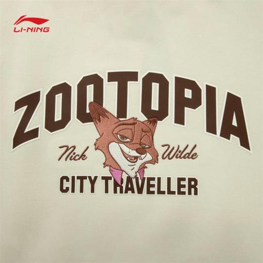 李宁｜迪士尼疯狂动物城联名系列男子套头卫衣AWDVB25 商品图6