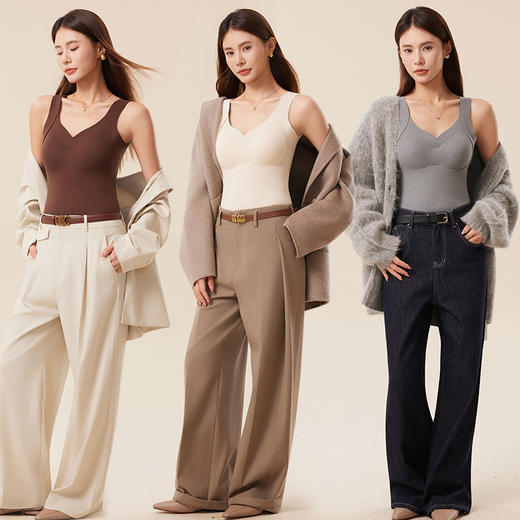 鸭鸭 冬季新品 提拉暖王2.0 10A抗菌保暖背心 商品图1