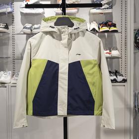 李宁女子运动风衣健身系列防泼水宽松外套AFDV054