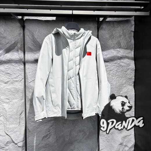 安踏冠军2025冬装新款男士两件套羽绒内胆防泼水外套152540622 商品图1