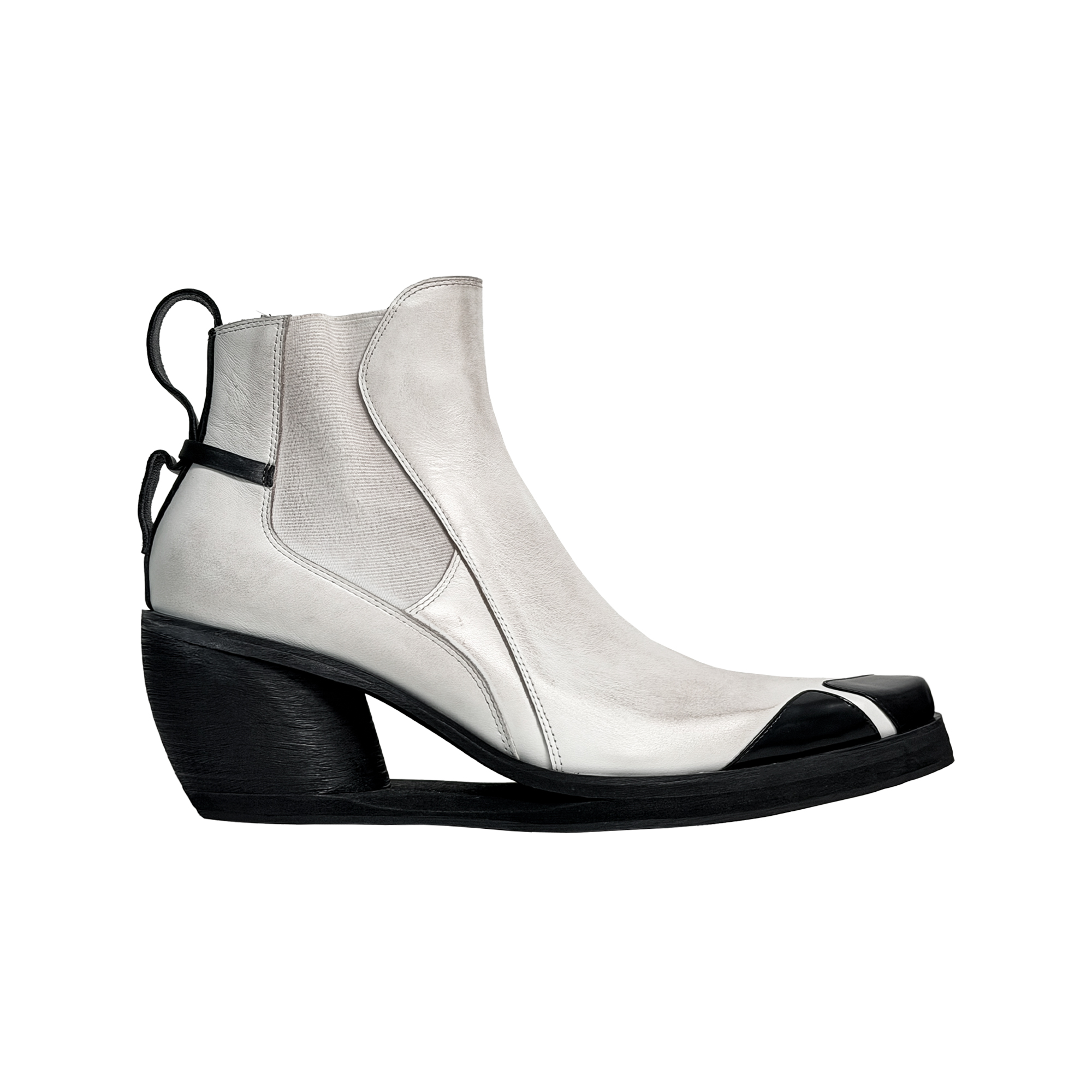 SCRY Dig Chelsea Boots "Black/White Rub"鞋履