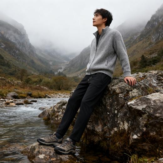 硬核七防羊绒蚕丝加绒休闲裤，遮肉显高不臃肿，轻松驾驭男神/女神范 商品图4