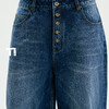 启世录TIWILLTANG“晕染界域”排扣牛仔裤 商品缩略图2